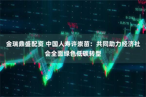 金瑞鼎盛配资 中国人寿许崇苗：共同助力经济社会全面绿色低碳转型